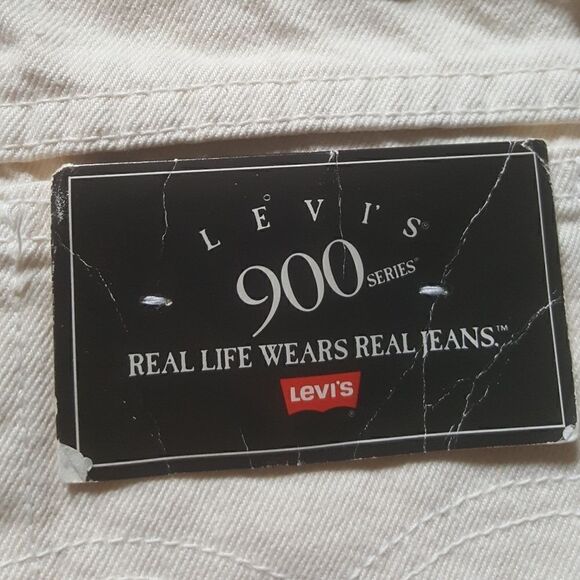 Levi's Jeans Vintage 900 Series USA Hi Rise Mom Y2K Tapered Sz 8 Fits Like Sz 0 - Picture 9 of 10